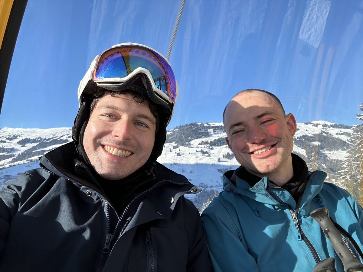 Das Checkpoint-GTM-Team auf einem Skitrip